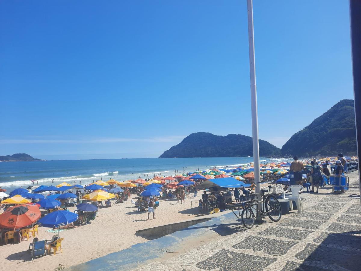 Apto Na Praia Do Tombo A 100M Guaruja Luaran gambar